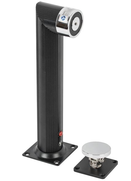 Ajtótartó mágnes, állítható fej, 12V/24V, 500N, YD-606-30